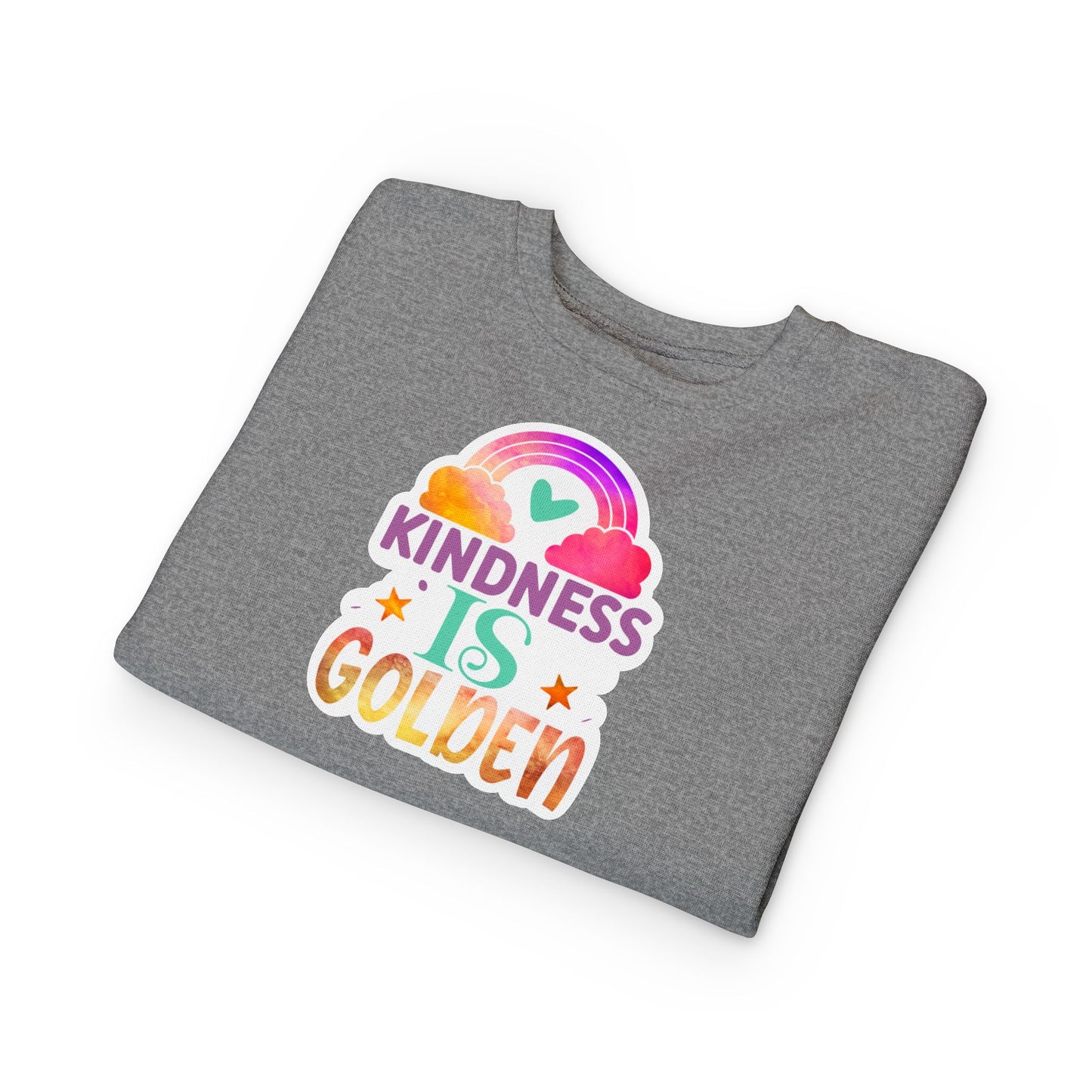 Kindness is Golden • Unisex Toddler Crewneck Sweatshirt