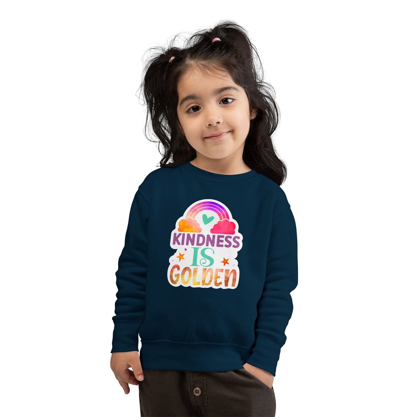 Kindness is Golden • Unisex Toddler Crewneck Sweatshirt
