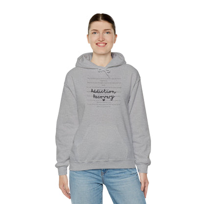 Addiction Recovery Inspirational Message Sweatshirt • Unisex Adult Hoodie