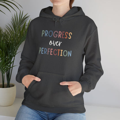 Progress Over Perfection Hoodie - Unisex Adult Hoodie