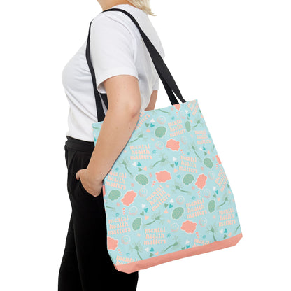 Mental Health Matters Pattern | Eco-friendly Shopping Tote