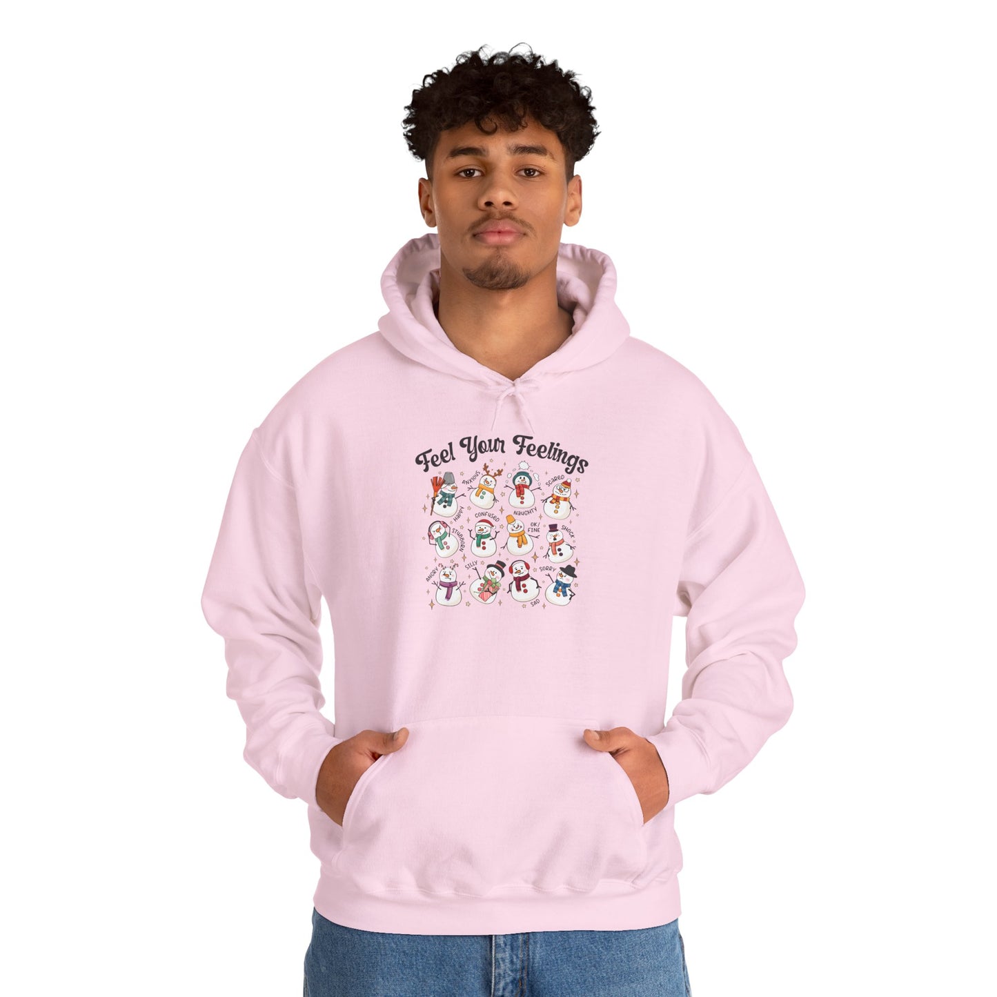 "Feel Your Feelings" Holiday Edition • Unisex Adult Hoodie