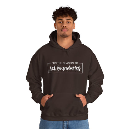 'Tis The Season To Set Boundaries • Unisex Adult Hoodie