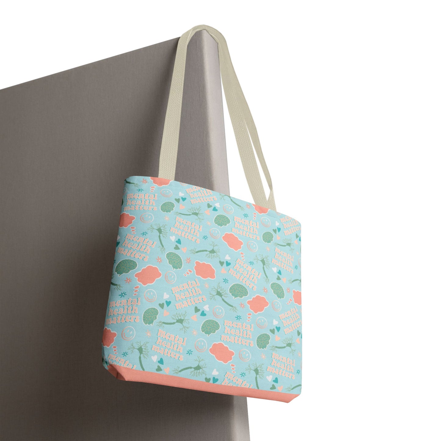 Mental Health Matters Pattern | Eco-friendly Shopping Tote