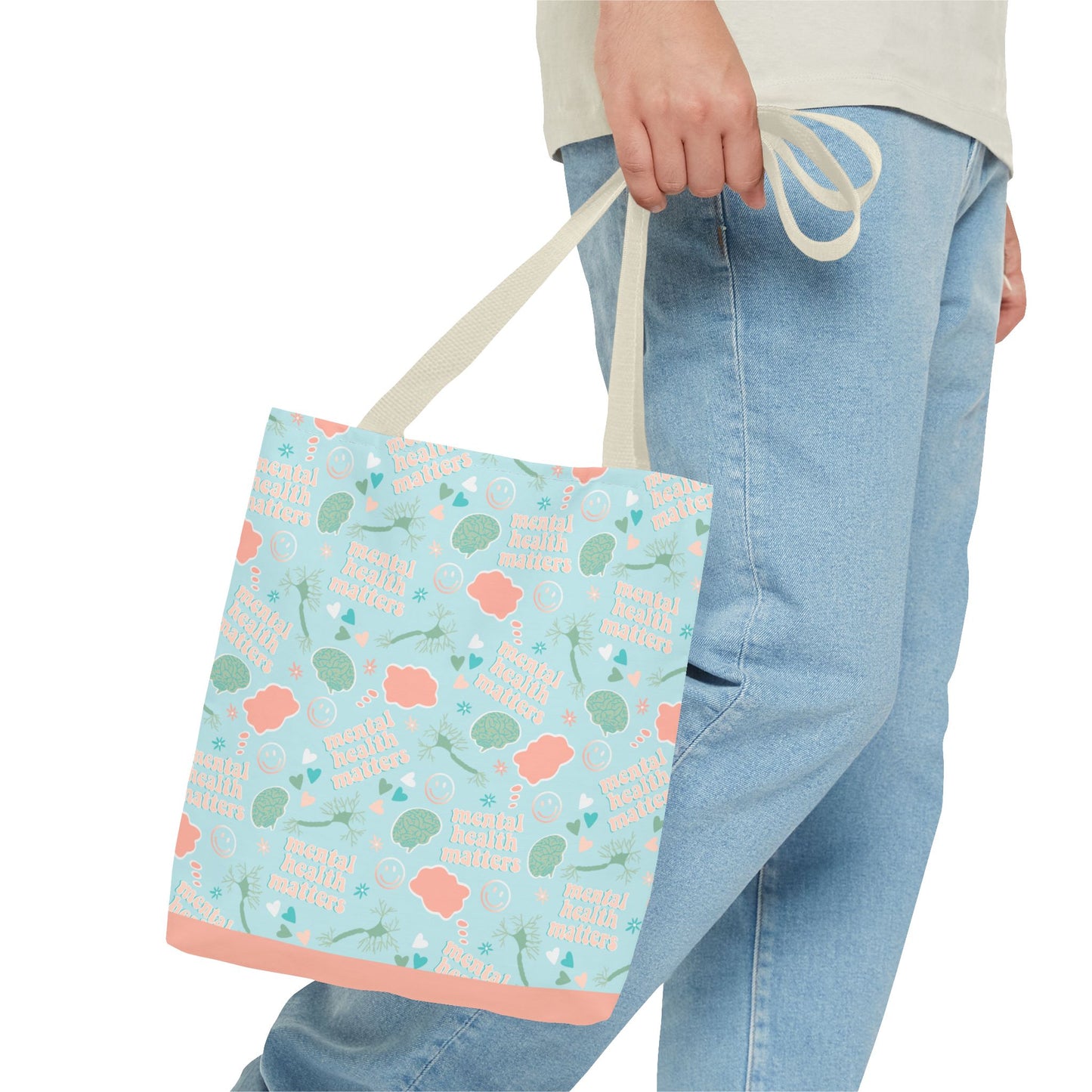 Mental Health Matters Pattern | Eco-friendly Shopping Tote