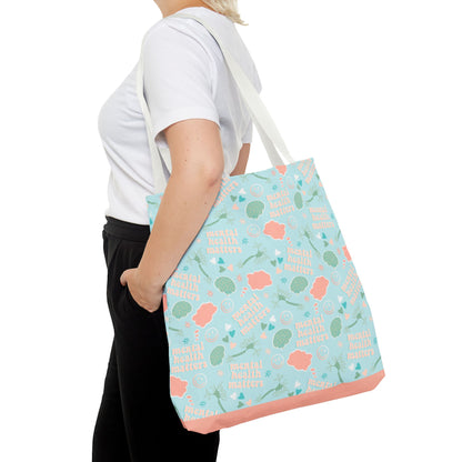 Mental Health Matters Pattern | Eco-friendly Shopping Tote