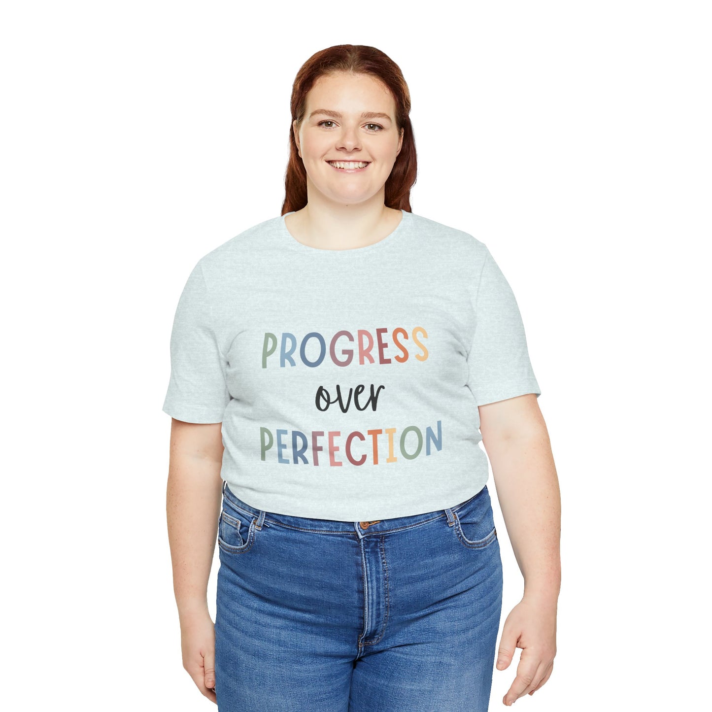 Progress Over Perfection Tee • Unisex Adult Short Sleeve Tee