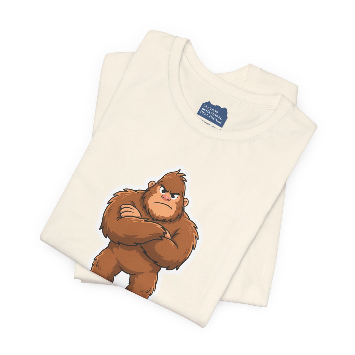 Bigfoot Is Scary Mental Health Awareness Tee | Adult Unisex T-Shirt