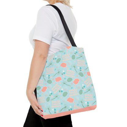 Mental Health Matters Pattern | Eco-friendly Shopping Tote