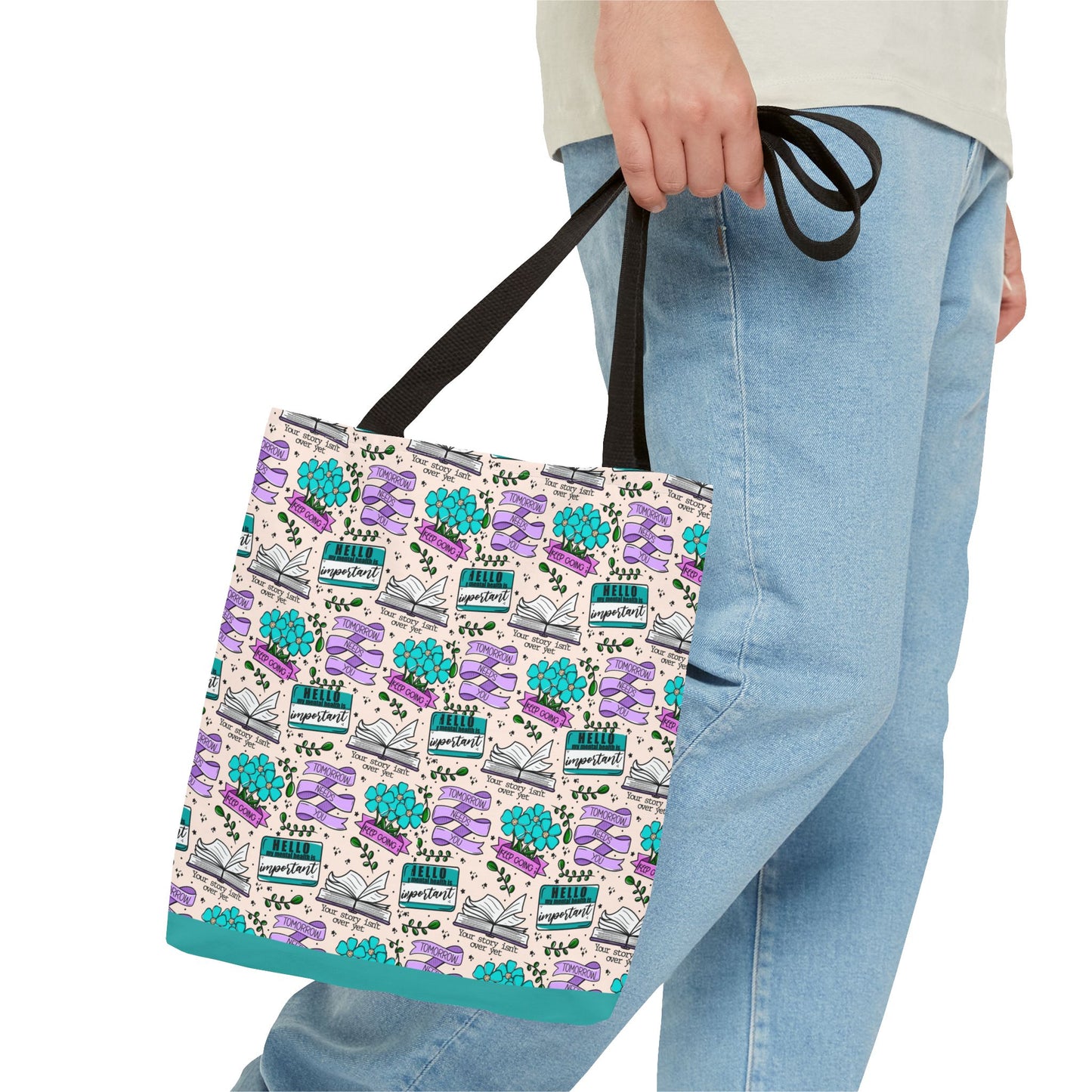Suicide Prevention Reminder Messages Bag | Eco-Friendly Tote Bag