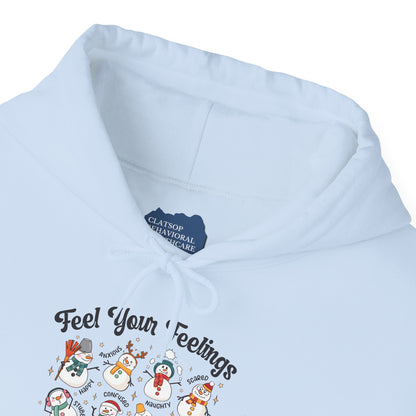 "Feel Your Feelings" Holiday Edition • Unisex Adult Hoodie