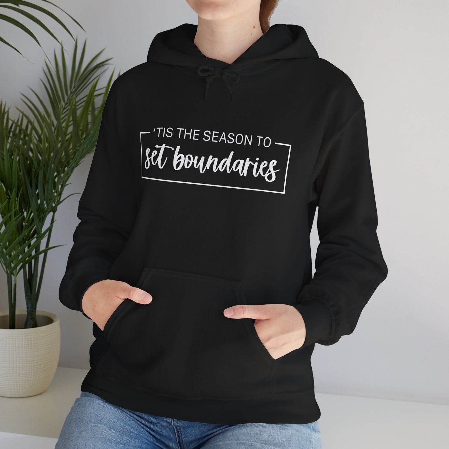 'Tis The Season To Set Boundaries • Unisex Adult Hoodie