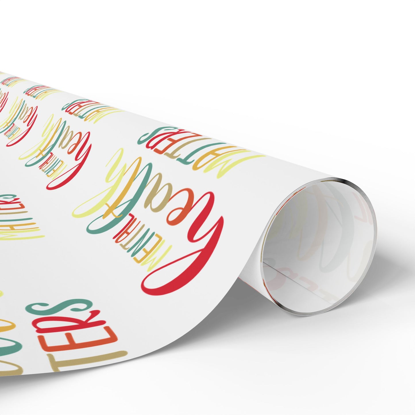 Gradient "Mental Health Matters" • Wrapping Paper Roll