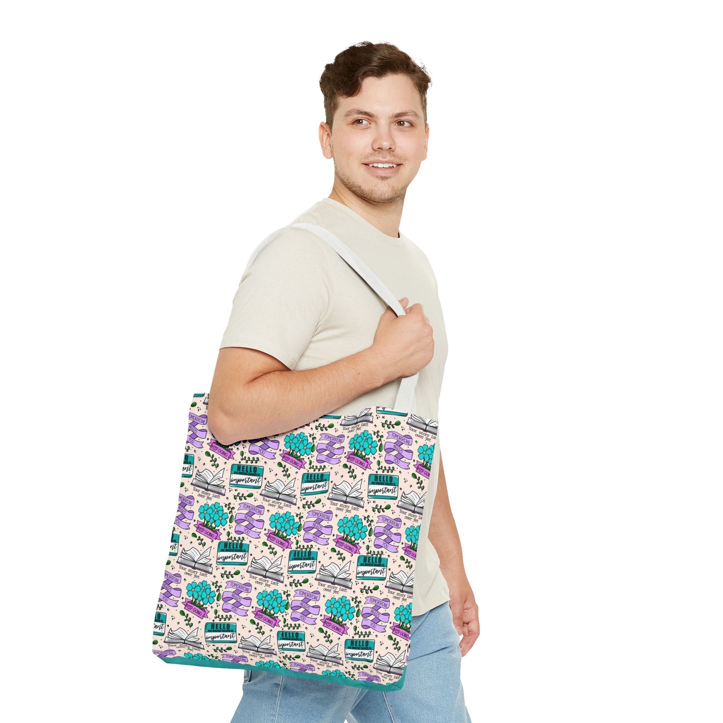 Suicide Prevention Reminder Messages Bag | Eco-Friendly Tote Bag