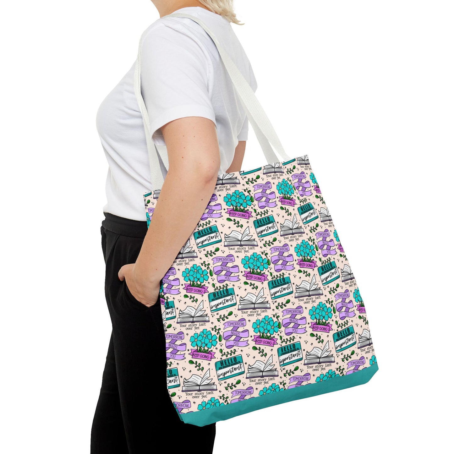 Suicide Prevention Reminder Messages Bag | Eco-Friendly Tote Bag