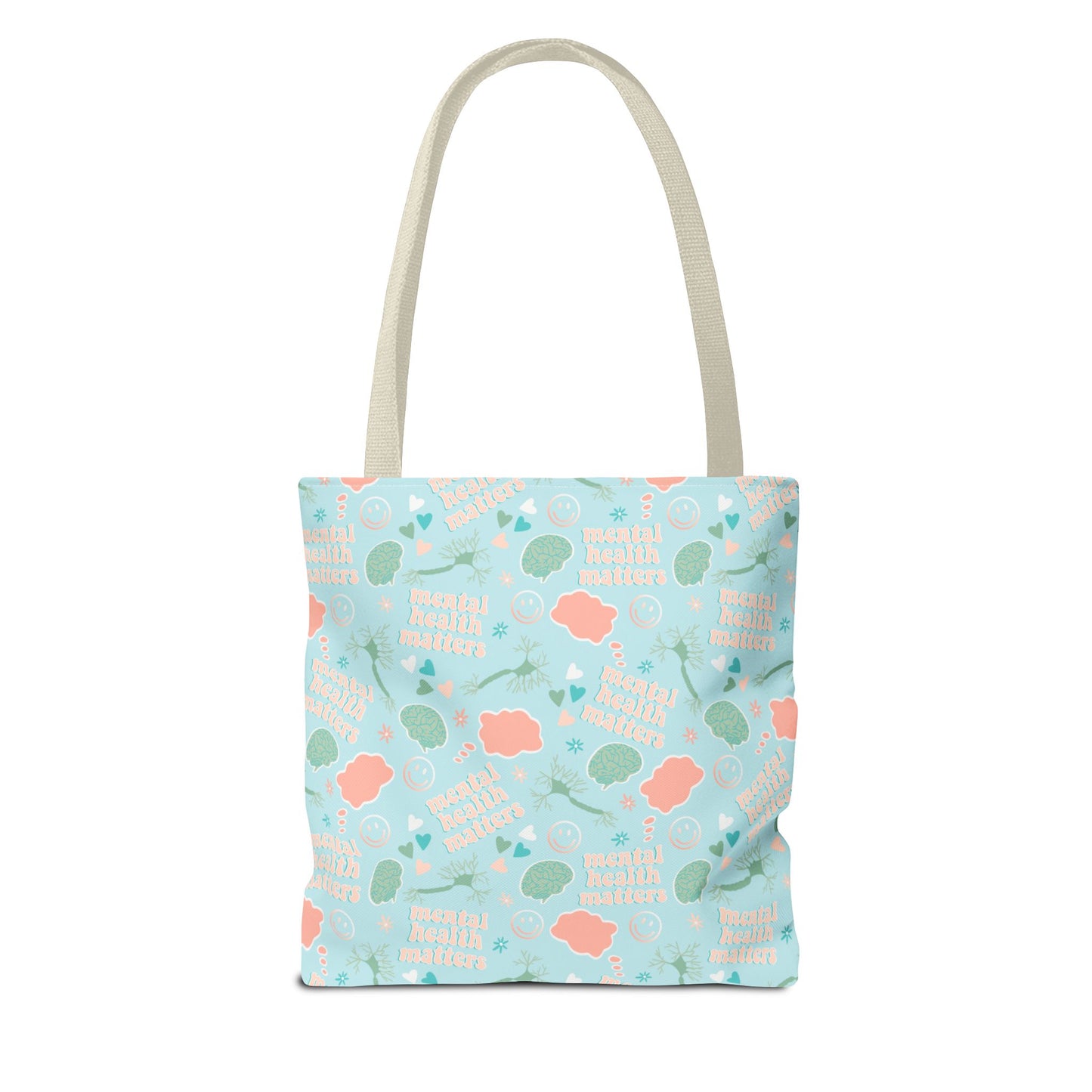 Mental Health Matters Pattern | Eco-friendly Shopping Tote