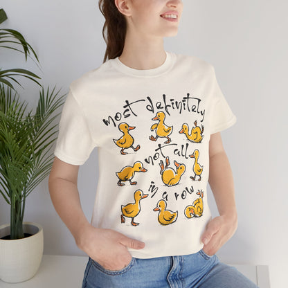 Ducks Amuck • Unisex Adult Short Sleeve T-Shirt
