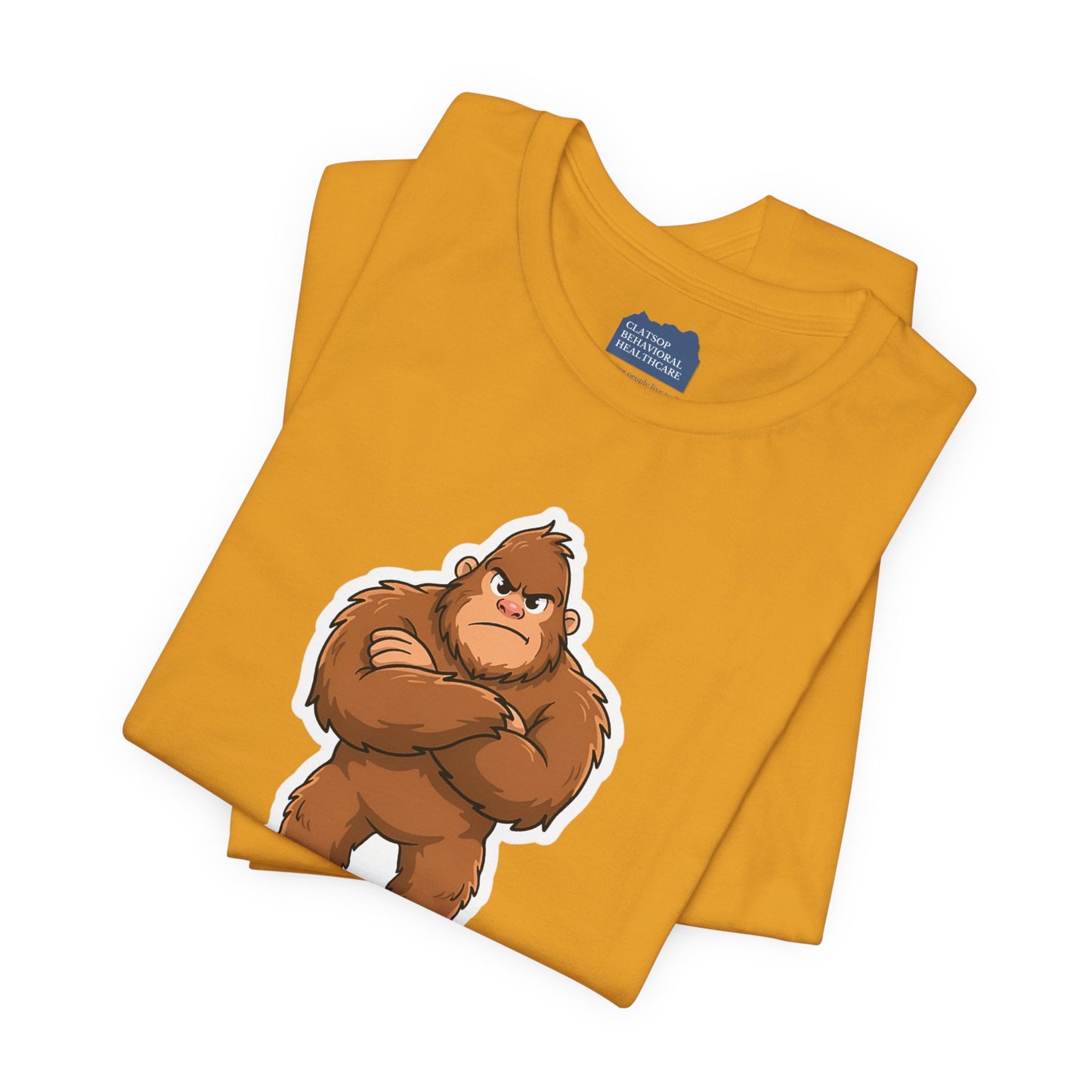 Bigfoot Is Scary Mental Health Awareness Tee | Adult Unisex T-Shirt