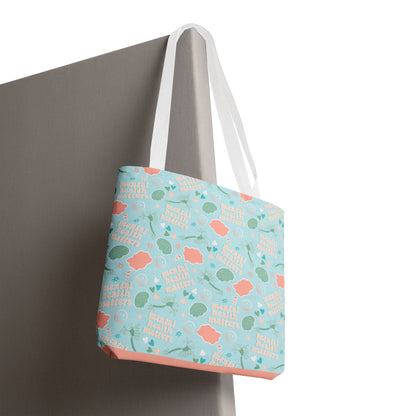 Mental Health Matters Pattern | Eco-friendly Shopping Tote