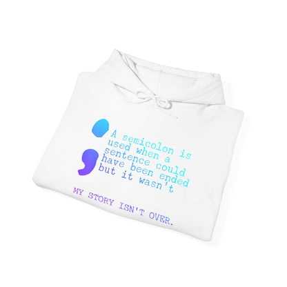 Semicolon Suicide Attempt Survivor Awareness | Unisex Adult Hoodie