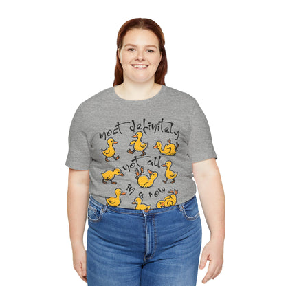 Ducks Amuck • Unisex Adult Short Sleeve T-Shirt