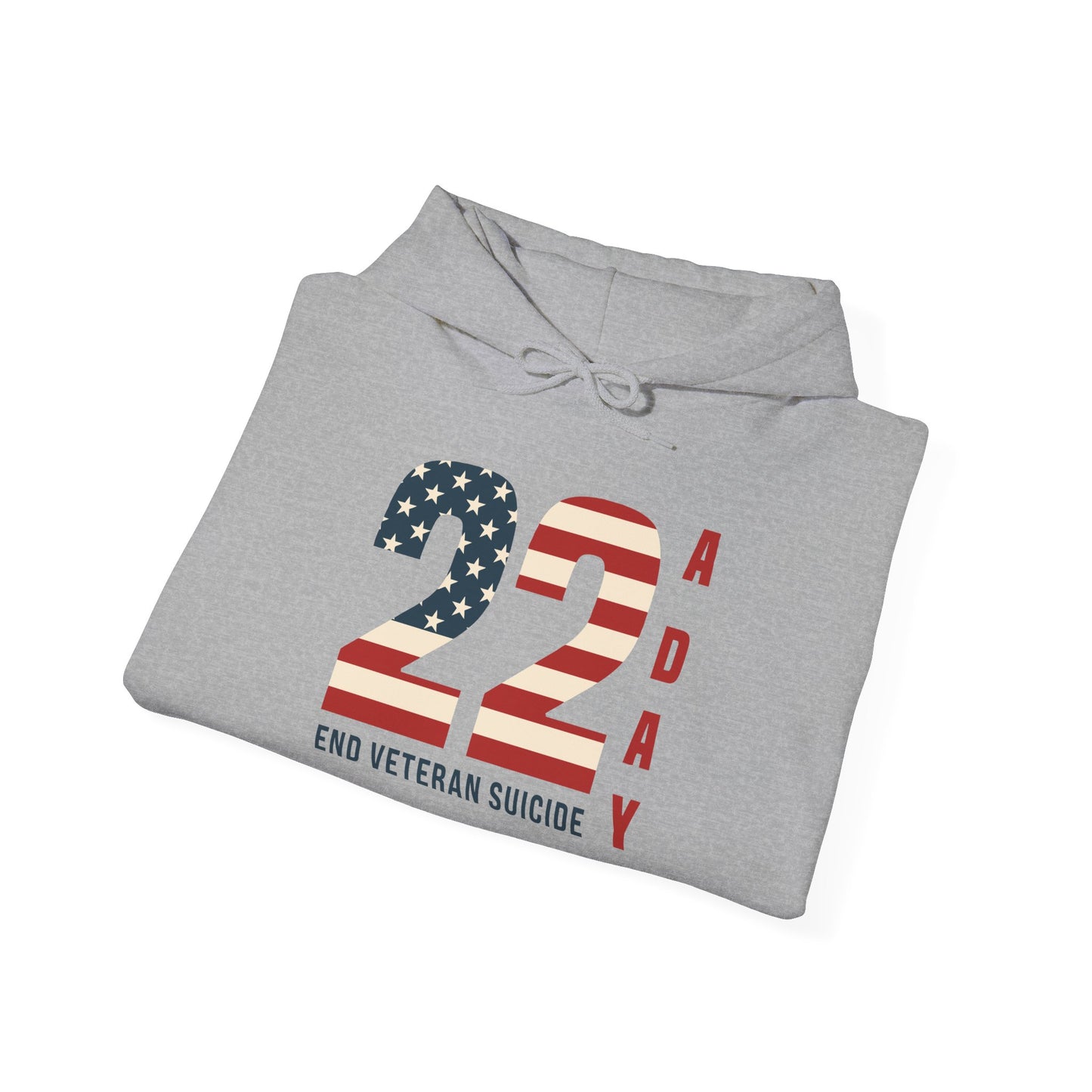 '22 a Day' End Veteran Suicide | Unisex Adult Hoodie