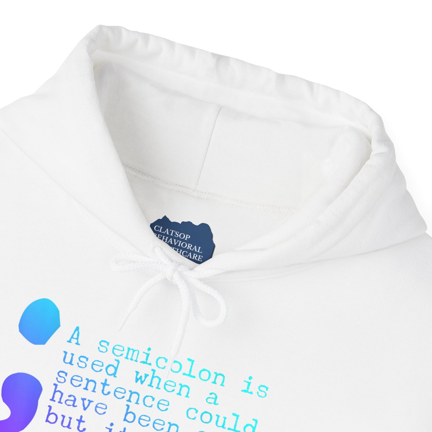 Semicolon Suicide Attempt Survivor Awareness | Unisex Adult Hoodie