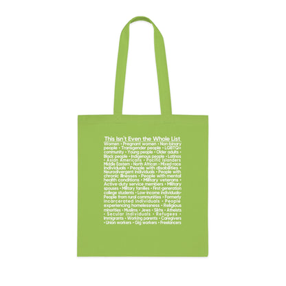 You're Probably DEI Too, Diversity Statement • Eco-Friendly Cotton Grocery Tote