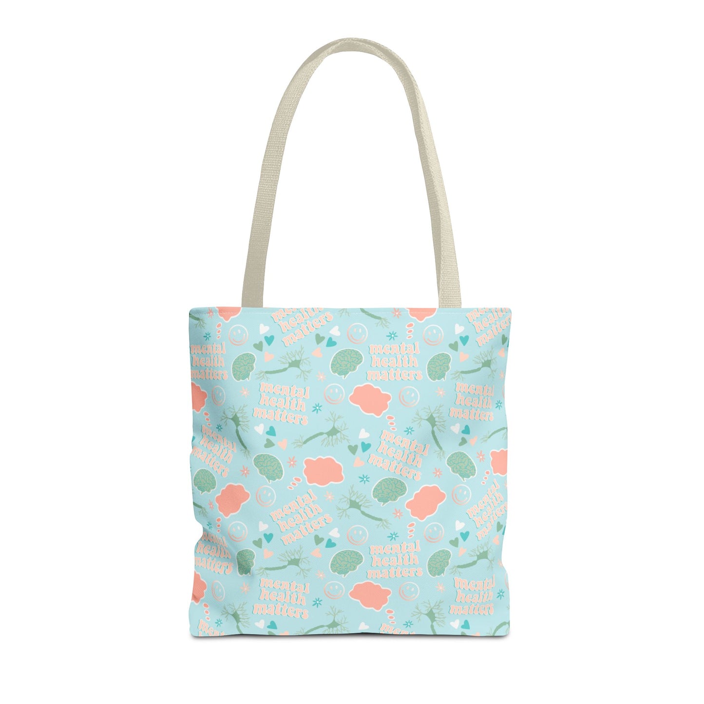 Mental Health Matters Pattern | Eco-friendly Shopping Tote