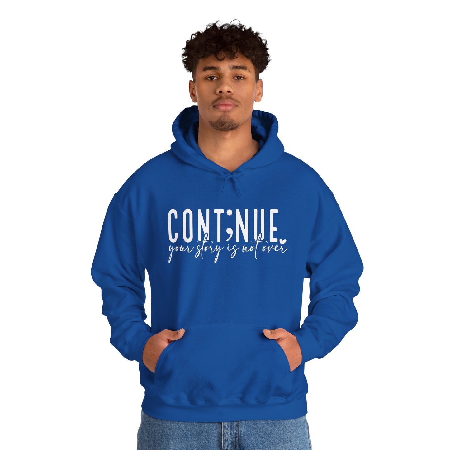 Cont;nue. Your Story is Not Over | Unisex Adult Hoodie