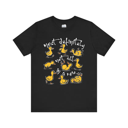 Ducks Amuck • Unisex Adult Short Sleeve T-Shirt