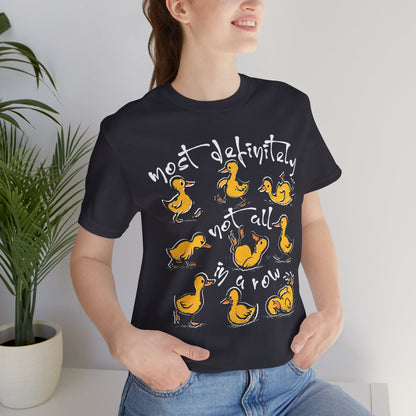 Ducks Amuck • Unisex Adult Short Sleeve T-Shirt