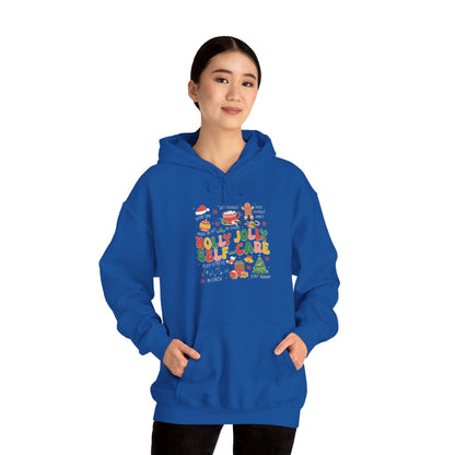 "Holly Jolly Self-Care" Christmas • Unisex Adult Hoodie