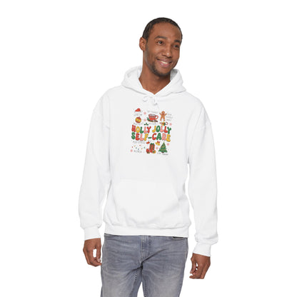 "Holly Jolly Self-Care" Christmas • Unisex Adult Hoodie