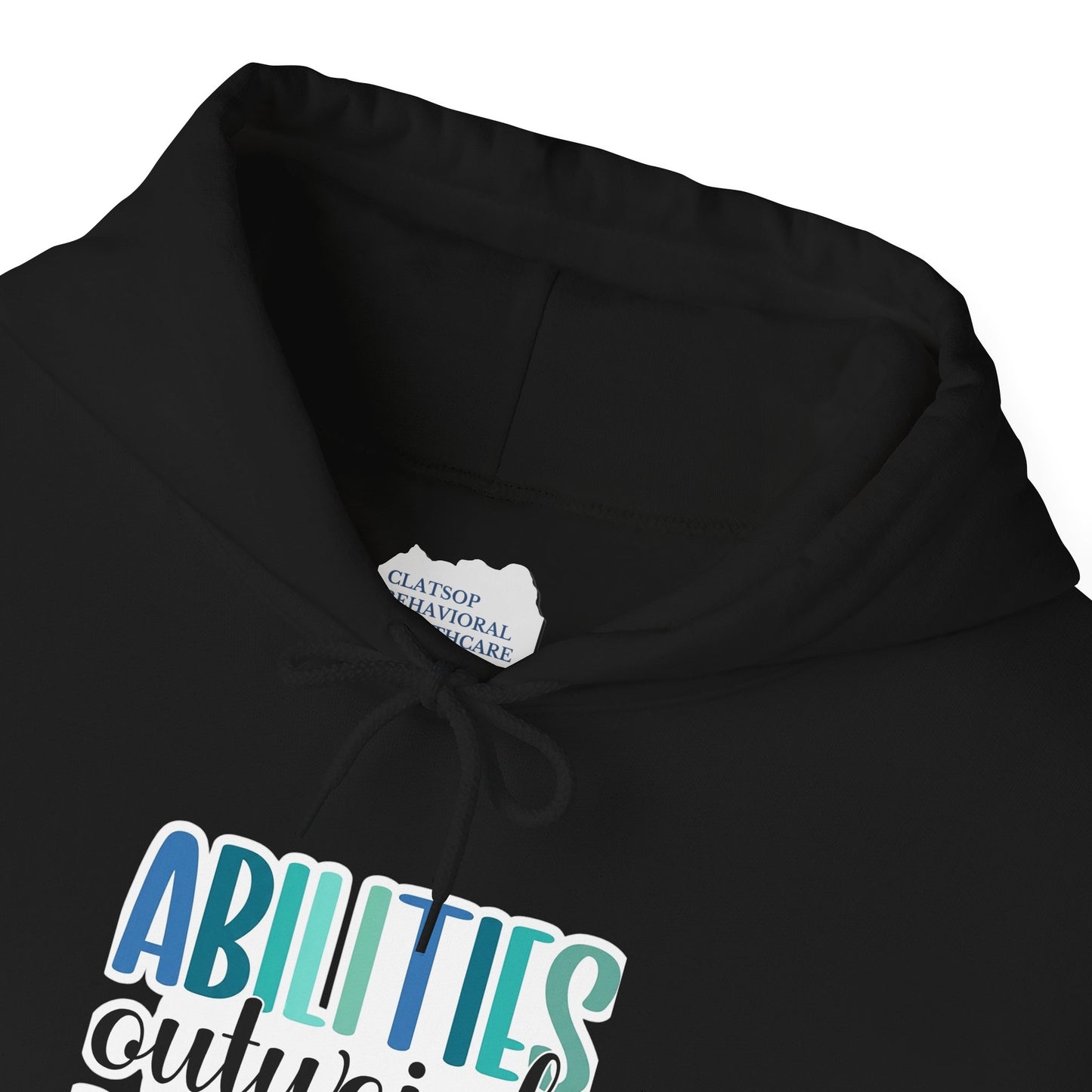 Abilities Outweigh Disabilities Disability Awareness Hoodie | Adult Unisex Hoodie