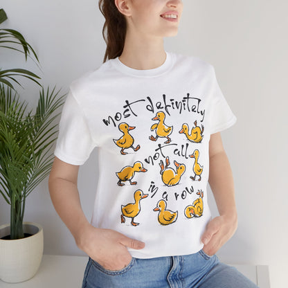 Ducks Amuck • Unisex Adult Short Sleeve T-Shirt