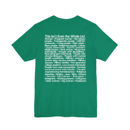 You're Probably DEI Too, Diversity Statement • Unisex Adult Short Sleeve T-Shirt