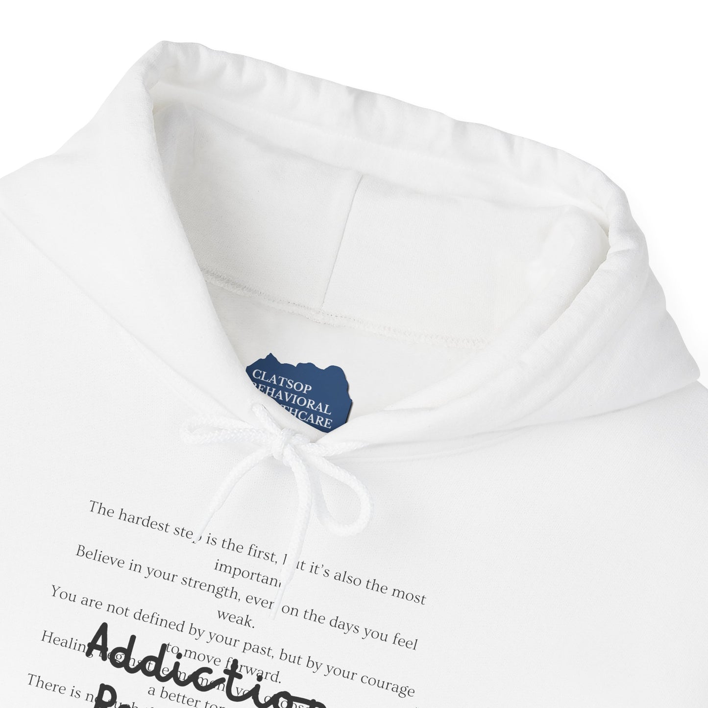 Addiction Recovery Inspirational Message Sweatshirt • Unisex Adult Hoodie