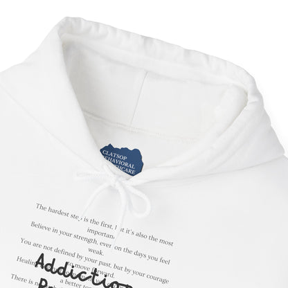 Addiction Recovery Inspirational Message Sweatshirt • Unisex Adult Hoodie