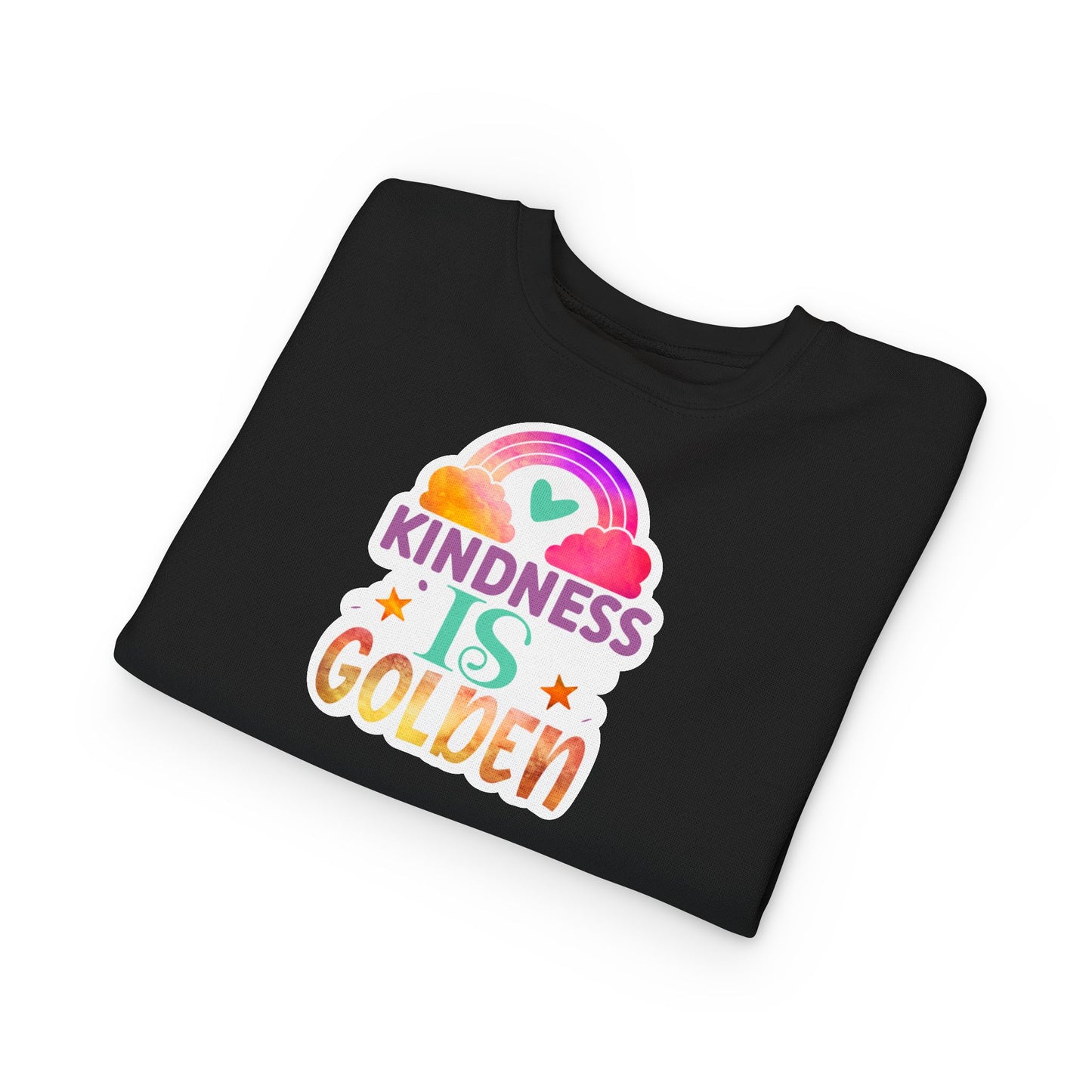 Kindness is Golden • Unisex Toddler Crewneck Sweatshirt