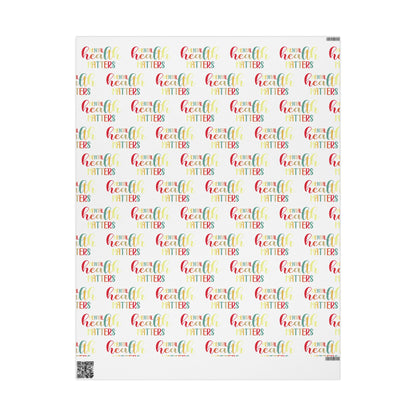 Gradient "Mental Health Matters" • Wrapping Paper Roll