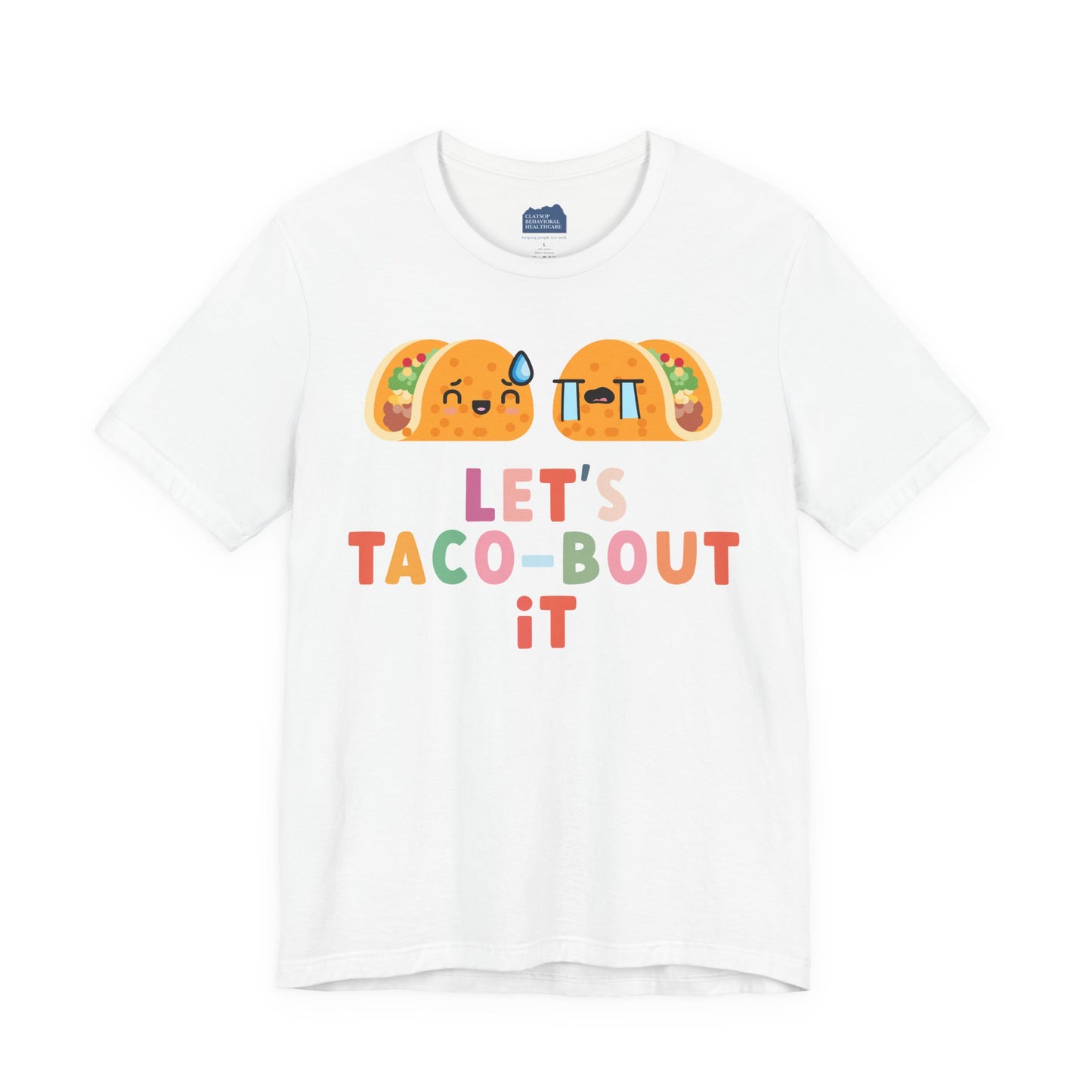 Let's Taco-bout It • Unisex Adult Short Sleeve T-Shirt
