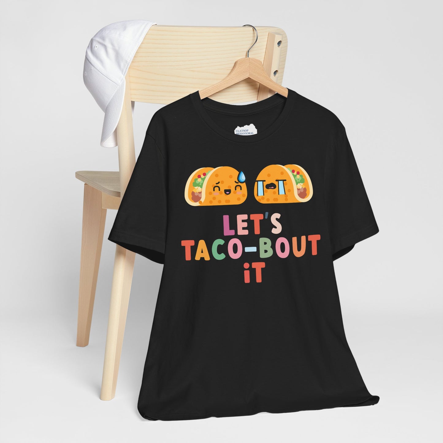 Let's Taco-bout It • Unisex Adult Short Sleeve T-Shirt