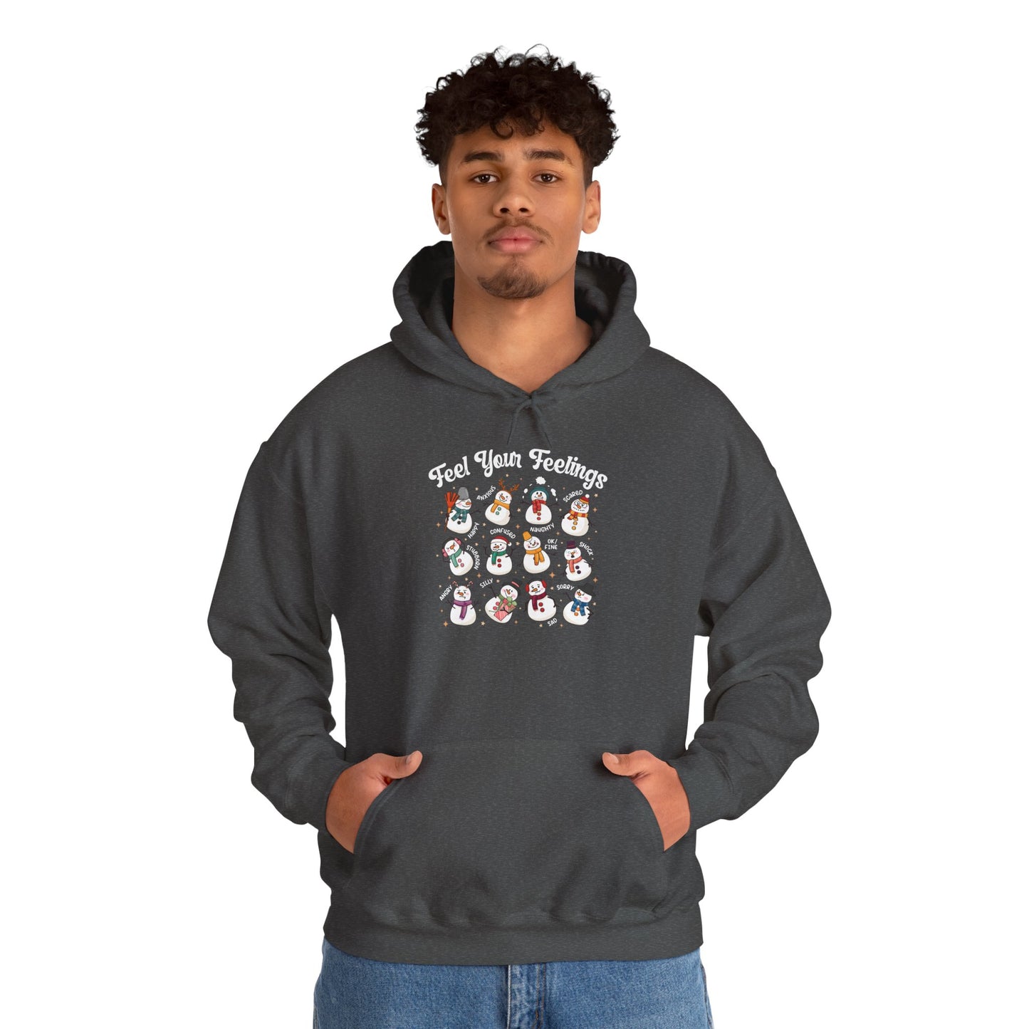 "Feel Your Feelings" Holiday Edition • Unisex Adult Hoodie