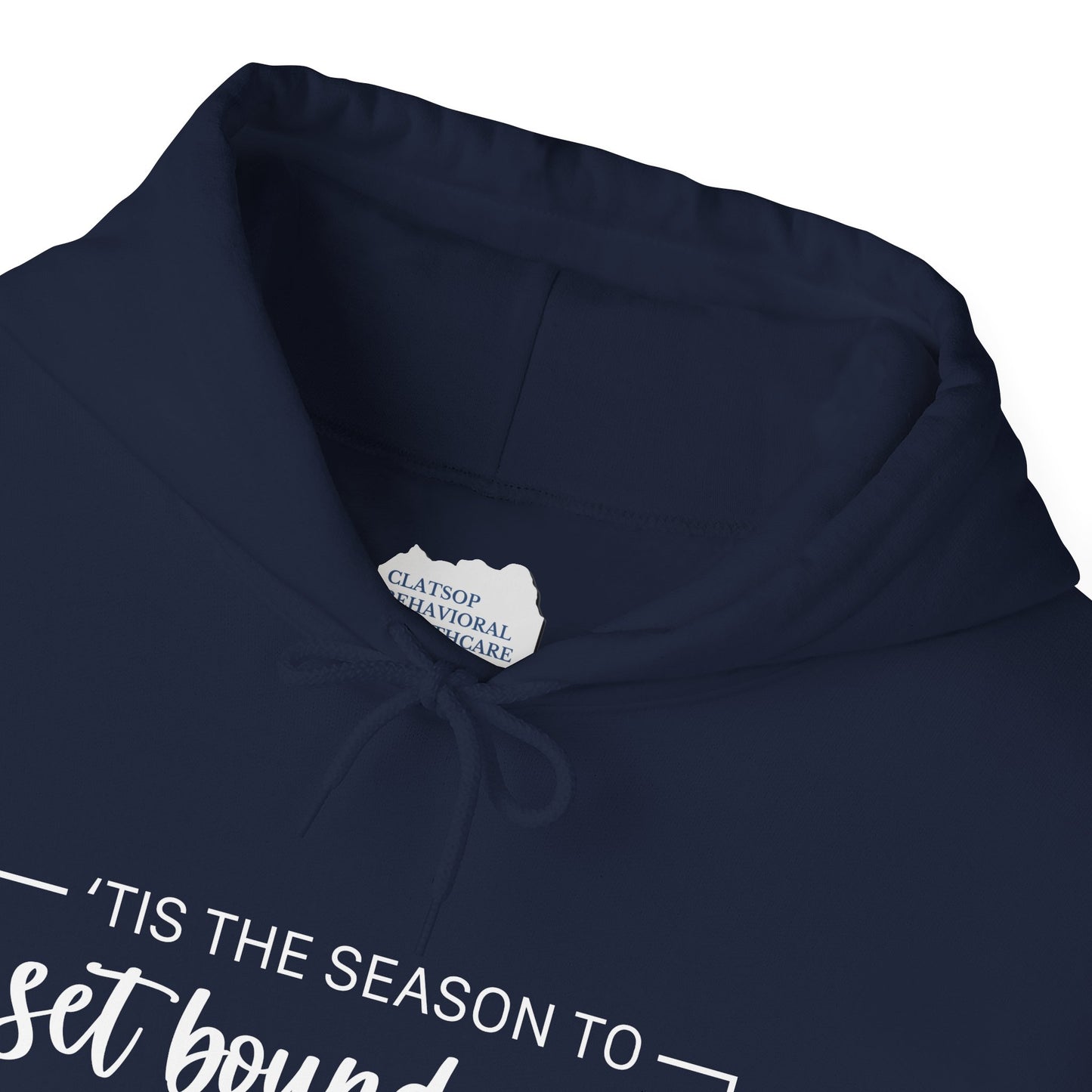 'Tis The Season To Set Boundaries • Unisex Adult Hoodie