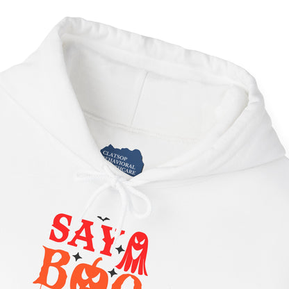 Halloween "Say Boo to Drugs" Graphic | Unisex Adult Hoodie