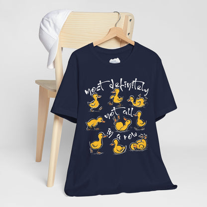 Ducks Amuck • Unisex Adult Short Sleeve T-Shirt