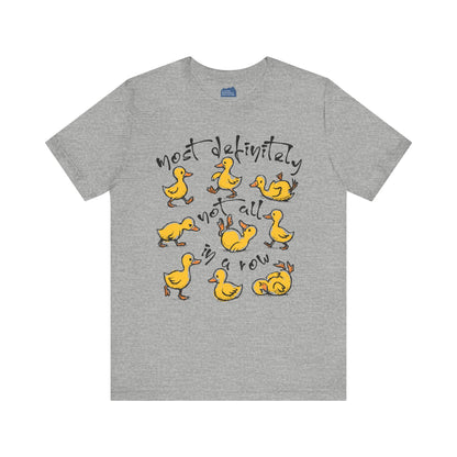 Ducks Amuck • Unisex Adult Short Sleeve T-Shirt
