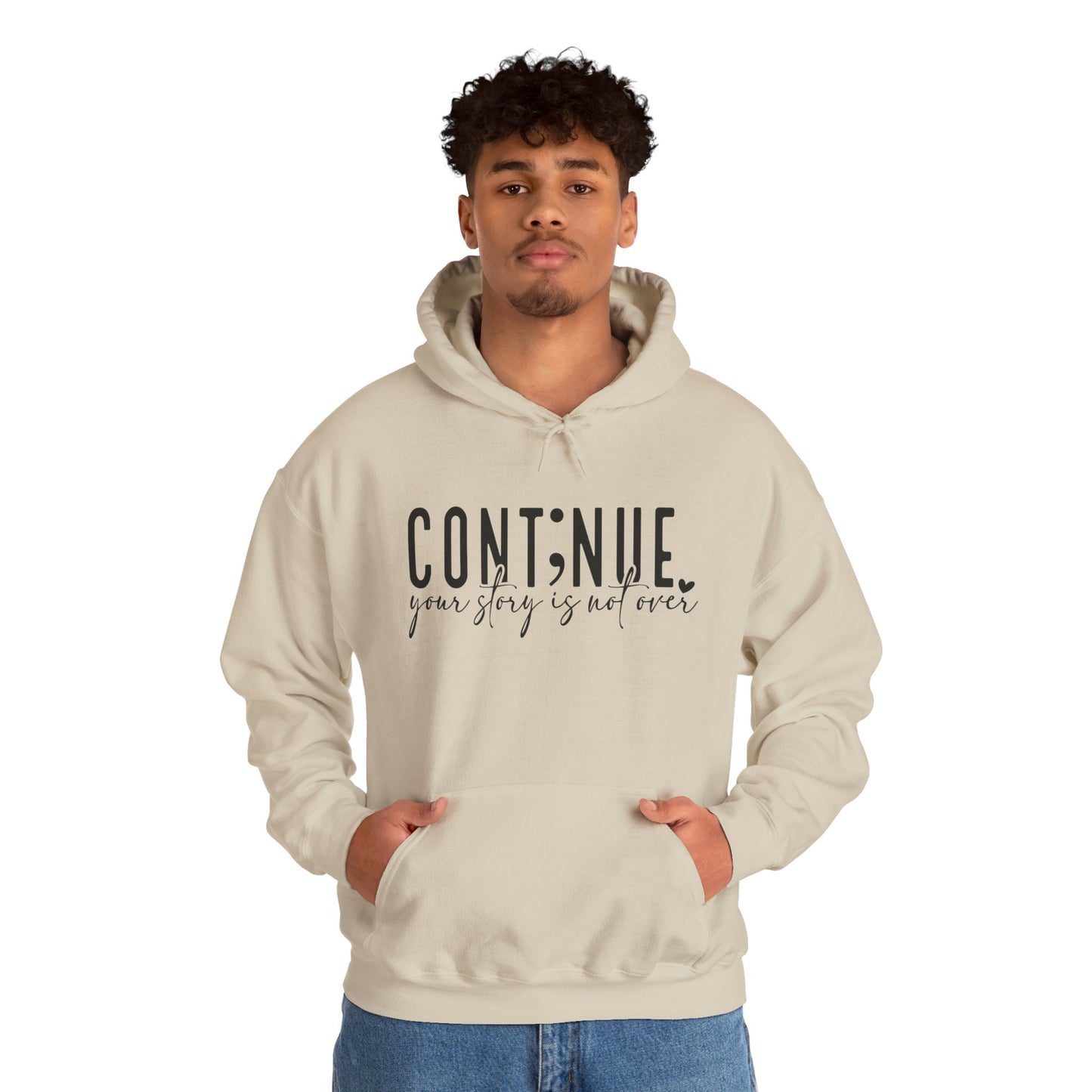 Cont;nue. Your Story is Not Over | Unisex Adult Hoodie