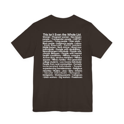 You're Probably DEI Too, Diversity Statement • Unisex Adult Short Sleeve T-Shirt